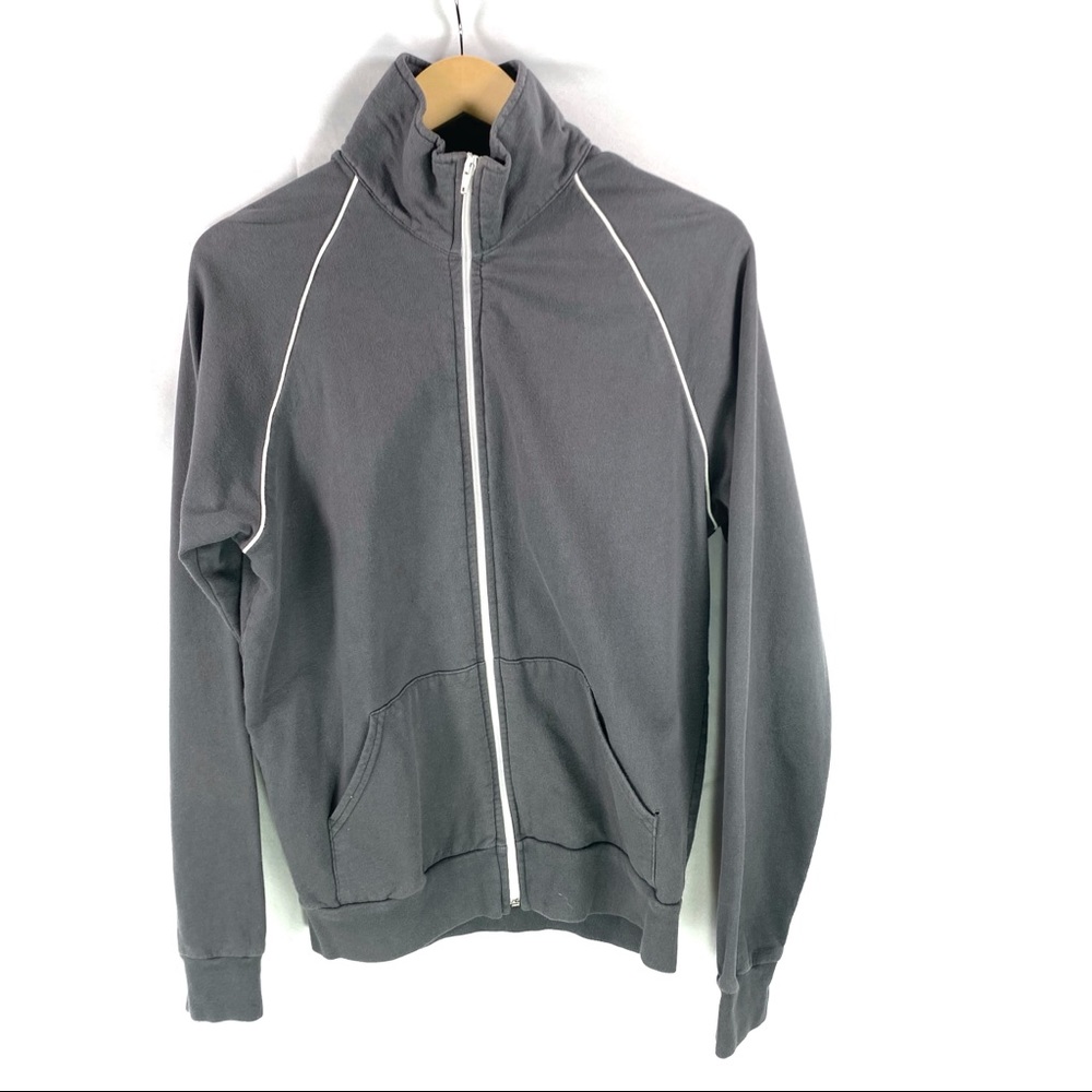 AMERICAN APPAREL Fat Rabbit Farm Zipper Sweatshirt - Picture 2 of 13